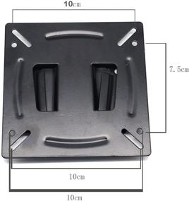 img 3 attached to 🖼️ MOTONG Flat Panel Wall Mount: LCD Monitor TV Wall Mount for 13-24 inch Screens, 8KG Load Capacity, VESA 75/100