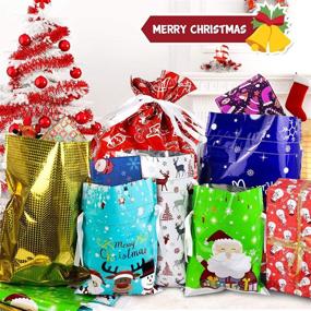 img 2 attached to 🎁 Christmas Drawstrings Pack – Assorted Designs for Christmas Variety