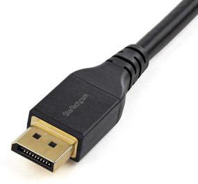 img 1 attached to 🔌 Startech.com 3м VESA Сertified DisplayPort 1.4 Кабель - 8K 60Hz HBR3 HDR - 10' Cверх-HD DisplayPort к DisplayPort Мониторный Шнур - Ultra HD 4K 120Hz DP 1.4 Тонкий Видео Кабель M/M DP Разъем (DP14MM3M)