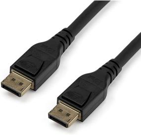 img 4 attached to 🔌 Startech.com 3м VESA Сertified DisplayPort 1.4 Кабель - 8K 60Hz HBR3 HDR - 10' Cверх-HD DisplayPort к DisplayPort Мониторный Шнур - Ultra HD 4K 120Hz DP 1.4 Тонкий Видео Кабель M/M DP Разъем (DP14MM3M)