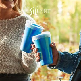 img 3 attached to 🥤 Durable Silicone Drinkware - Non-Plastic Unbreakable Accessory