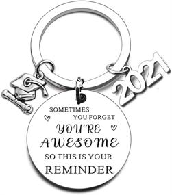 img 4 attached to Graduation Students Keychain Inspirational Sometimes