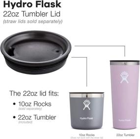 img 2 attached to 🥤 Hydro Flask Tumbler: Stainless Steel, Reusable, Vacuum Insulated with Press-in Lid – The Ultimate Drinkware Innovation!