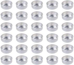 img 4 attached to 🕯️ ARTIBETTER 200pcs Silver Aluminum Tea Light Tins Cups: Ideal Empty Case Containers for Candle Making