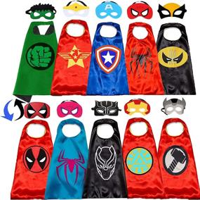 img 4 attached to 🎃 NuGeriAZ Kids Halloween Costumes for Superhero Cosplay