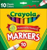 crayola broad markers classic colors scrapbooking & stamping logo