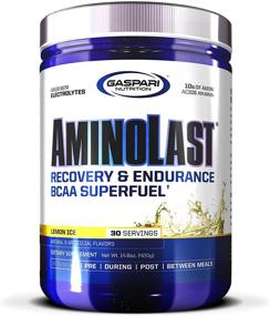 img 4 attached to 💪 Увеличьте свою производительность с порошком Aminolast от Gaspari Nutrition, Лимонный Лед, 14,8 унций - активизируйтесь и восстановитесь!