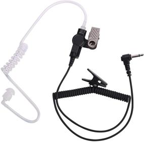 img 2 attached to Law Enforcement Single Earpiece Kit: 3.5mm Acoustic Tube Listen Only Earpiece with Medium Earmolds for Speaker Mics