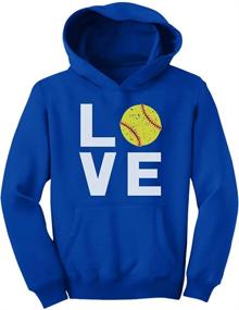 img 4 attached to TeeStars Softball Youth Hoodie Large Boys' Clothing