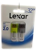 💾 lexar 32 гб s50 jumpdr usb 2.0, комплект из 2 шт. логотип