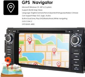 img 1 attached to 🚗 Hizpo Car Stereo GPS DVD Player for Dodge Ram Challenger Jeep Wrangler JK Head Unit Single Din 6.2” Touch Screen Indash Radio Receiver with Navigation Bluetooth" - Optimized Product Name: "Hizpo Car Stereo GPS DVD Player for Dodge Ram, Challenger & Jeep Wrangler JK | Single Din 6.2” Touch Screen Indash Radio Receiver with Navigation & Bluetooth