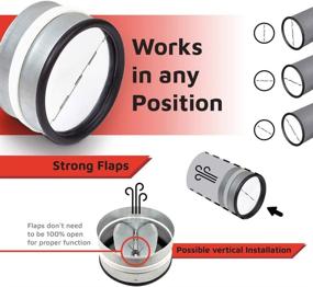 img 1 attached to Klimapartner RKI Backdraft Damper Inline