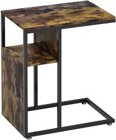 img 4 attached to Reversible Wooden Industrial Living Rustic