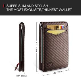 img 1 attached to 🔒 Zitahli Men Slim Wallets: Optimal Blocking for Enhanced Security