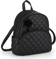 ecosusi backpack leather bookbag shoulder logo