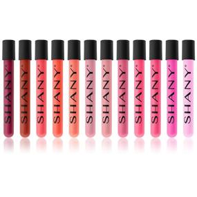 img 3 attached to SHANY The Wanted Ones - Lip Gloss Set with Aloe Vera, Vitamin E - 12 Piece Collection