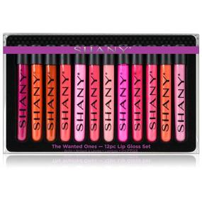 img 4 attached to SHANY The Wanted Ones - Lip Gloss Set with Aloe Vera, Vitamin E - 12 Piece Collection