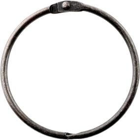 img 3 attached to 🛁 Effortless Gliding with SlipX Solutions Oil-Rubbed Bronze Simple Slide Shower Curtain Rings: Rust Resistant, Snap Closure, Set of 12