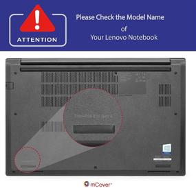 img 2 attached to MCover Hard Shell Case For 2020 Lenovo ThinkPad E14 14-Inch AMD Gen 2 Laptop Computers (Black)