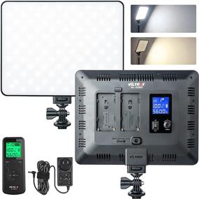 img 4 attached to 🎥 VILTROX VL-200T Bi-Color Dimmable LED Video Light - Remote Wireless Control, Ultra Thin 3300-5600K CRI95+ Studio Photography Panel - Photography, TikTok, YouTube, Twitch, Live Streaming, Zoom Meeting