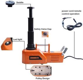 img 2 attached to Электрогидравлический домкрат EAMBRITE 12 В постоянного тока с нагрузкой до 4,5 тонн с светодиодным освещением: Энергичный и осветительный!
