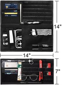 img 3 attached to Тактический органайзер для солнцезащитного козырька на автомобиль: организуйте солнечные очки и снаряжение с хранилищем панели Molle - совместим с автомобилями, грузовиками, внедорожниками - чехол для козырька солнца