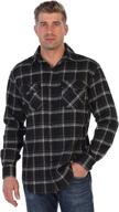 discover the irresistible style of gioberti checkered brushed flannel contrast men's clothing logo
