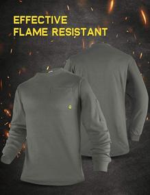 img 3 attached to 👕 Ultimate Protection: Ptahdus Resistant Sleeve Workwear Clothing for Men