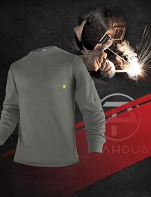 img 2 attached to 👕 Ultimate Protection: Ptahdus Resistant Sleeve Workwear Clothing for Men