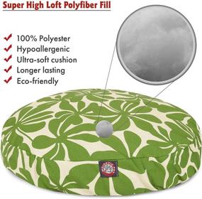 img 2 attached to 🐶 Sage Plantation Large Round Pet Bed | Indoor & Outdoor | Removable & Washable Cover | By Majestic Pet Products