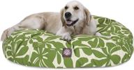 🐶 sage plantation large round pet bed | indoor & outdoor | removable & washable cover | by majestic pet products logo