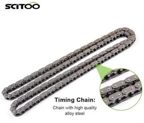img 3 attached to 🔗 SCITOO Timing Chain Kit for Mini Cooper 1.6L Engine (2007-2010) - Replacement Timing Tools Set, Engine Timing Chain Part Chains
