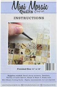 img 1 attached to Enhance Your Quilting with Oy Vey Quilt Designs Mini Mosaic Quilts Cutting Guide: Must-Have Rulers & Accessories with Detailed Instructions