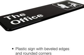 img 2 attached to 📋 Informative Plastic Symbols for Office Signs - Enhance Your Retail Store's Fixtures & Equipment