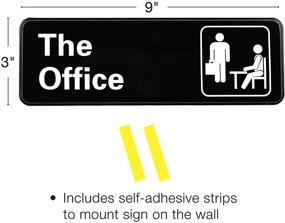 img 3 attached to 📋 Informative Plastic Symbols for Office Signs - Enhance Your Retail Store's Fixtures & Equipment