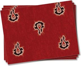 img 2 attached to 🎁 JINX World of Warcraft Horde Wrapping Paper: 4 Sheets, 24x36 inches - Perfect Gift Wrap for Gamers!