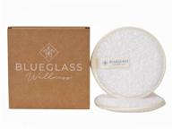 blueglass wellness reusable makeup remover logo