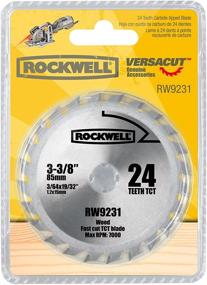 img 2 attached to 🪚 Rockwell RW9231 VersaCut 3-3/8-inch Circular Saw Blade with 24T Carbide Tip