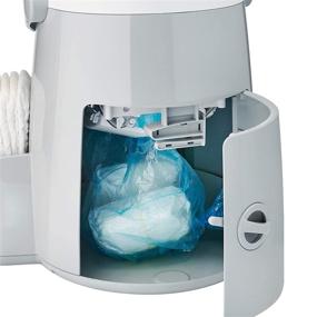 img 2 attached to 👶 Playtex Diaper Genie Quick Caddy: Portable Mini Diaper Pail with Enhanced Lid Closure, Includes 270 Count Refill Cartridge