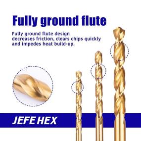 img 2 attached to 🔧 High-performance JEFE HEX Cutting Tools for Titanium, Aluminum, and Plastics