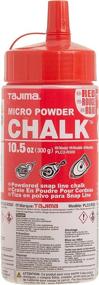 img 4 attached to 🧱 Tajima Micro Chalk - Red 10.5 oz (300g) Ultra-Fine Snap-Line Chalk: Durable Bottle & Easy-Fill Nozzle!