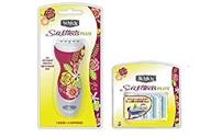 💃 schick silk effects plus razor bundle with 7 cartridges included! logo