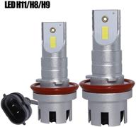 headlight 12000lm 6500k headlamp bulbs logo