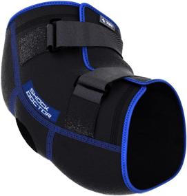 img 2 attached to 🧊 Ice Recovery Elbow Compression Wrap by Shock Doctor: Fast and Effective Pain Relief for Elbow Injuries