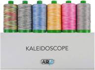 aurifil 40wt variegated spools ac40kc6 - kaleidoscope collection (6 large spools, 1094 yards each): high-quality thread set for vibrant designs logo