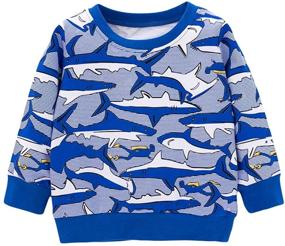 img 4 attached to 👕 Little Rabirtal Graphic Toddler Sweatshirts - Boys' Clothing