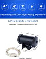 🔆 leadbike led bike wheel lights: usb rechargeable, waterproof tire strip light for cycling safety and decoration - 1 pack logo