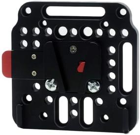 img 3 attached to 🔒 V-Lock Assembly Kit for V-Mount Battery - Female V-Dock & Male V-Lock Quick Release Plate