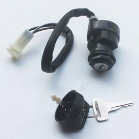 img 2 attached to 🔑 Ключ зажигания KIPA - улучшенный для YAMAHA Moto 4 YFM 225 250 350 ATV 1986-1994, Big Bear 350 YFM350 4WD 1990-1994, YFM350 Warrior 1987-1994, Moto-4 YFM250 1987-1994 - OEM замена # 1UY-82510-02