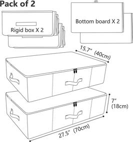 img 3 attached to 📦 Я разработаю профессиональные - складные жесткие корзины для хранения под кроватью, бежевые.